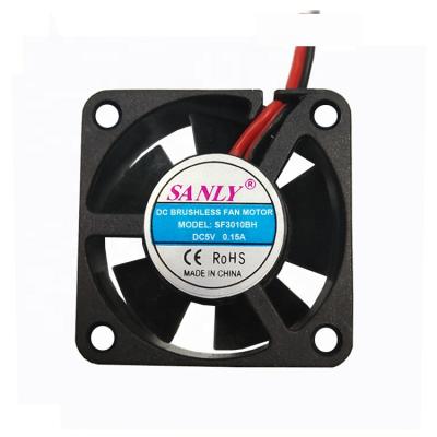 China Polarity High RPM Protection 30x30x10 5V 12V 24V DC Axial Flow Brushless Fan for sale