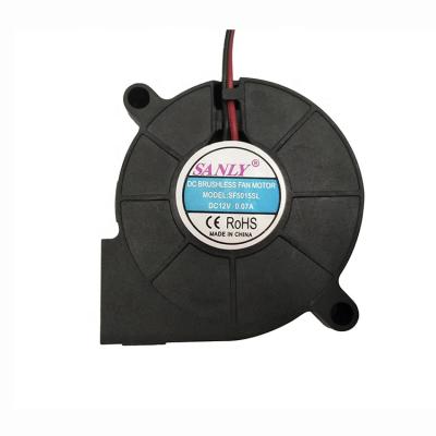 China Factory 50mm 2 Inch DC 5v 12v 24v Centrifugal Hot Air Blower Fan for sale