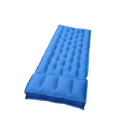 China Hypoallergenic Cushion Air Outdoor Camping Indoor and Outdoor Single Inflatable Flocking Mattress for sale