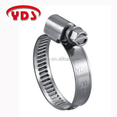 China German Connection Type Stainless Steel Hose Clamp With 9mm Bandwidth for sale