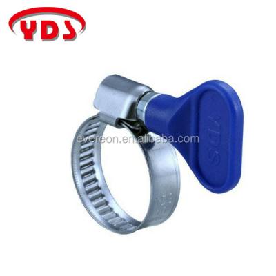 China Fixed Hose Butterfly Hose Clamps With Handle For Garden Hose Fittings for sale