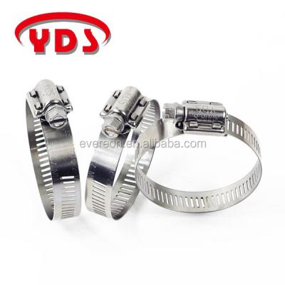 China Hot Sale SS304 Durable High Torque Worm Drive Pipe Clamp Pipe Clamp for sale