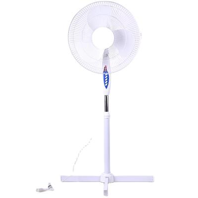 China High quality and inexpensive household 16 inch factory direct sale swinging stand fan with rcross base 45w for sale