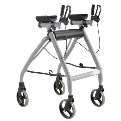 China Health Care Factory Direct Sale Multi Adjustable Walker Rollator Aluminum Alloy Walking Stake for sale