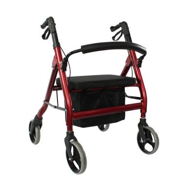 China Heavy Duty Rolling Healthcare Walker Rollator With Comfortable 19