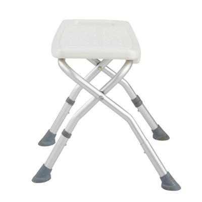 China Aluminum alloy +PE hollow blow molding. Big sale durable waterproof folding shower aluminum stool for elderly people for sale