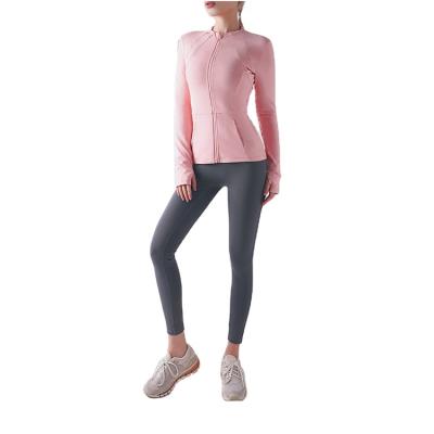 China Chinese elasticity manufacturers yoga cardigan for sale top fitness sports jacket yoga cardigan for sale