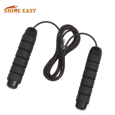 China Plastic Training Fitness Workout Gym Cable Heavy Steel Wire Supporting Jump Rope Weighted Adjustable Skipping Rope Speed for sale