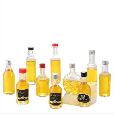 China Empty Glass Beverage Liquor Bottle And Glass Bottles For Liquor Factory for sale