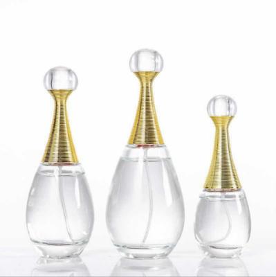 China Personal Care Perfume Bottle 100ml Empty Luxury Glass Perfume Refill Bottle for sale