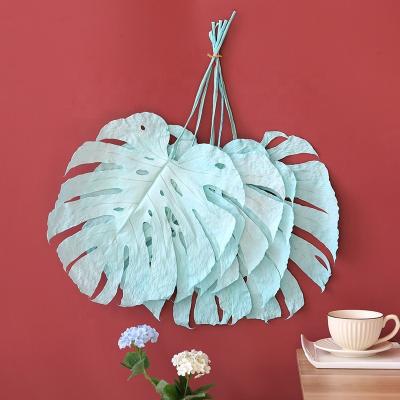 China Fashion / Hot Sale Amazon Success Preserved Flower Monstera High Quality Leaves Everlasting Turtle Leaf For Decorative Flowers for sale