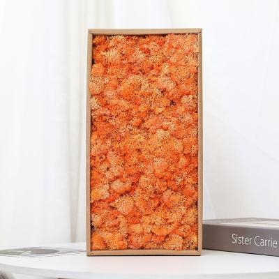 China Fashion / Hot Sale Factory Wholesale Preserved Dry Moss Flowers Panel For Wall Decoration for sale