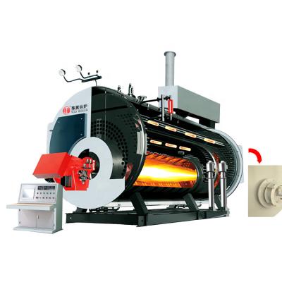 China Top 10 Horizontal Biomass Heat Carrier Horizontal Steam Boiler For Meat Food Textile for sale