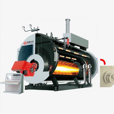 China Oil-Fired &Amp; Gas-Fired Yuji Hot Water Boiler Horizontal 6ton 4200kw For Hotel Heating for sale