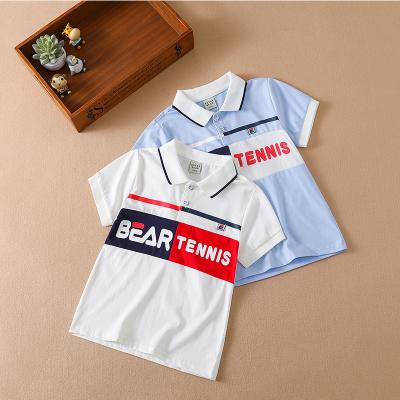 China OEM ODM Kids Clothing Anti-Shrink Fashionable Shorts Sleeve Organic Cotton Crewnecks Boys T-shirts&Polo Shirts Breathable Custom for sale