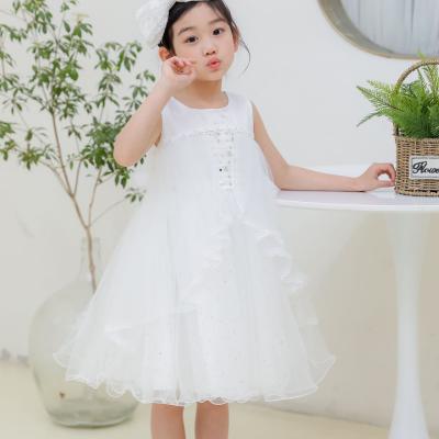 China 2022 Summer New Collection Girls Breathable Casual Sleeveless Dress Girl Dress For Kids Girls 3-10 Years Old for sale