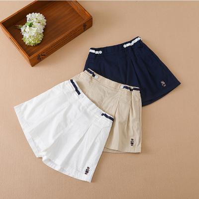 China Fade Proof New Arrival Custom Color Design Kids Girls Summer Shorts Breathable Elastic Waist Babies Shorts for sale