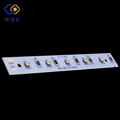 China Sterilization pcb 12v 3535 275nm 280nm UV-C smd led pcb for water disinfection, germicidal, sanitize for sale