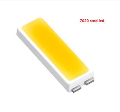 China AlGaInP new products 0.2w 0.3w 0.5w 0.75w smd 7020 led chip white color for backlight for sale