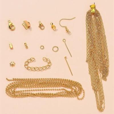 China Wholesale Custom Hot Selling DIY Kit Jewelry Full Kit Jewelry Set of Comfortable Feeling Metal Alloy Accessories Making Dropshipping for sale