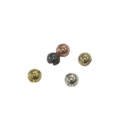 China Hot Selling High Quality 14K Gold Round Brass Large Hole Bead Jewelry Accessories With Full Colors for sale