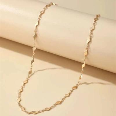 China Sexy Feel Fashion Comfortable Gold Plated Body Jewelry Chain Personalized Full Size Geometric Decorative Chain Custom Body Chain for sale