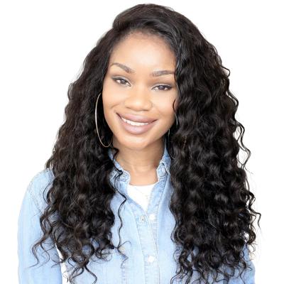 China Glueless Loose Deep Wave Hair Wigs HD Full Lace Human Hair Lace Front Wigs Transparent Human Hair 360 Lace Front Wigs For Black Women for sale