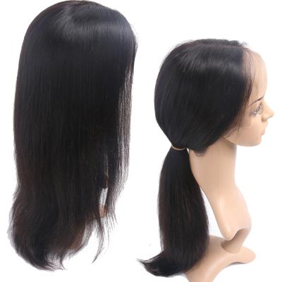 China 360 Lace Front Wig Natural Hair Extension Cheap Straight Unprocessed Mink Brazilian Human Hair Hd Silky Straight Full Lace Front Wig Vendors for sale