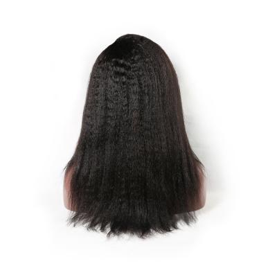 China Cheap Transparent Yaki Virgin Indian Hair Straight Glueless Hd Curly Full Lace Front Wig Cheap Full Lace Front Wig For Black Women for sale