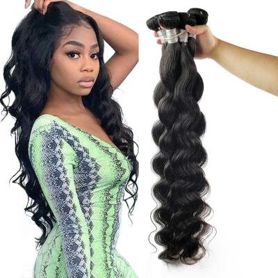 China Cheap Cuticle Aligned Virgin Hair Extension Hair Bundles Raw Brazilian Remy Human Hair Bundle Vendor 30 Inch Body Wave Body Wave 28 for sale