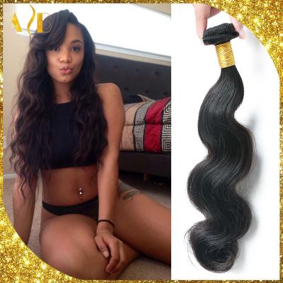 China Grade 10A Double Virgin Human Hair Body Wave Unprocessed Peruvian Body Weft Wave Bundles Cuticle Aligned Hair Set 3pcs A for sale