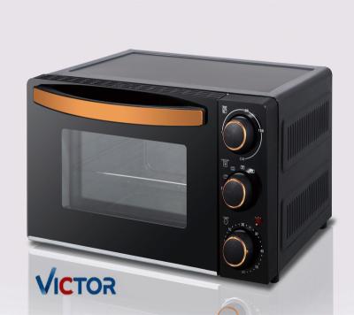 China Electric Cake Bread Baking Stove Pizza Oven Household Portable Hotel Victor 28L Electric Deck Oven for sale