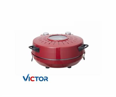 China Hotel Victor appliances 1200W 220v high quality portable high heat electric pizza maker oven for family for sale