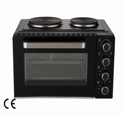 China Hotel 38L Electric Hot Plate Oven With Hotplate Electric Stove Cooking Electric Plate Oven for sale