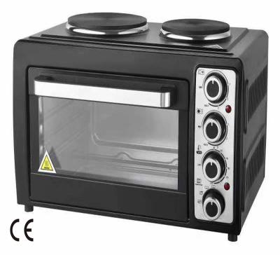 China Large Electric Oven Hot Electric Flat Toaster Hotel Ovens Electric Oven With Two Hot Plates for sale