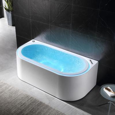 China Jakuzi Indoor Three Side Function Indoor Bathtub Whirlpool Bathtub Waterfall 2 Double Double Skirt Coobath Hotel Used Bath for sale