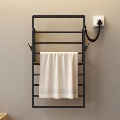 China Fashion Modern Bathroom Electric Heating Towel Rail Heated Drying Rack Towel Warmer for sale