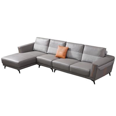 China Convertible High End Modern Home Furniture Sectional L Shaped Couch Living Room Sofa for sale