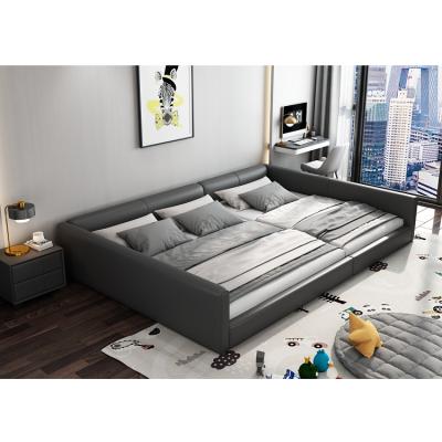 China (Other)SUIYING Modern Design Master Bedroom Adjustable Smart Bed And Massage Multifunctional Leather Bed for sale