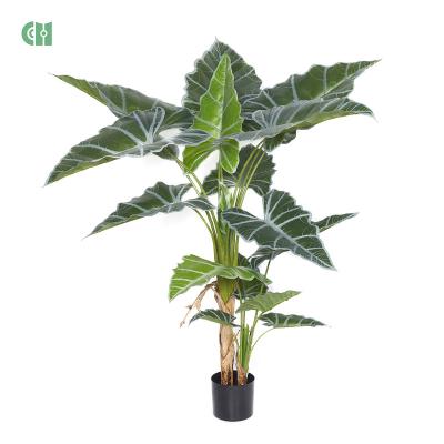 China Best Selling Minimalist Eco-friendly Artificial Alocasia Artificial Tree Decorative Tree For Sale for sale