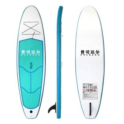 China Unisex Yoga SOUP 10 and 6 Inch Standup Paddleboard with Built-in Extra Wide Yoga Mat Pad Matching Leash Double Chamber Pump for sale