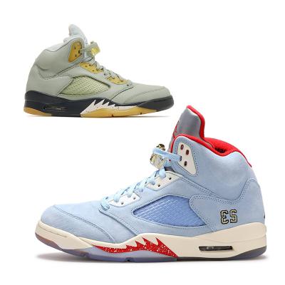 China Cushioning retro crazy shoes aj cow men's and women's sports the 5-series fashion casual sports shoes basketball shoes for sale