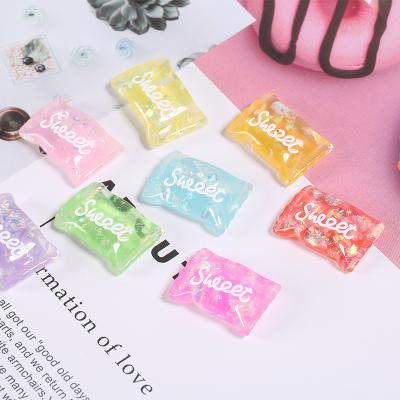 China Easy Apply 24*17mm Resin 20pcs/bag Kawaii Candy DIY Sweet Nail Art Decoration Charms For Nair Living Room for sale