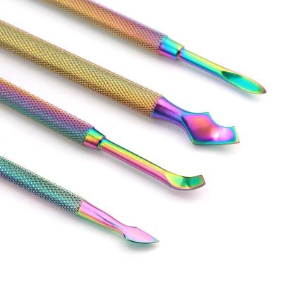 China Wholesale Nail Art High Qaulity Dual Head Dual Use Manicure Care Exfoliating Tool For Nail Beauty Tools for sale