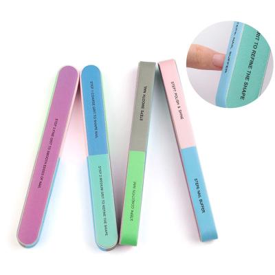 China Easy Apply High Quality 7 Sides Blocking Buffer File Nail Care Tools Nail Buffing File For Nail Art Deciation for sale