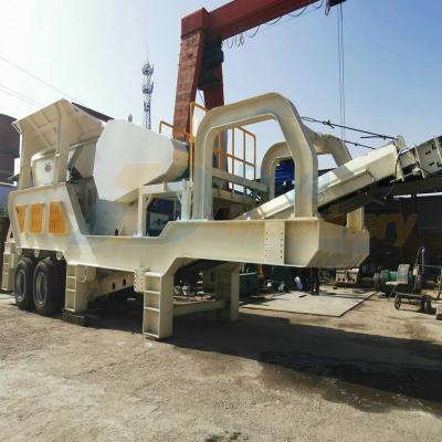 China Stone Crushing Mobile Portable Mobile Stone Jaw Crusher Plant For Sale for sale