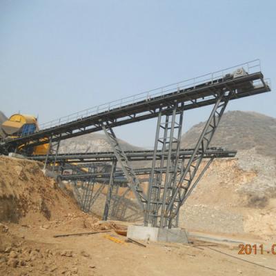 China Heat Resistant Belt Conveyor Machine For Stone Crusher Plant for sale