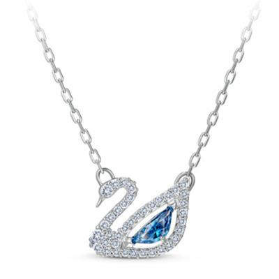 China Factory direct sale silver fashion simple swan necklace jewelry gift for sale