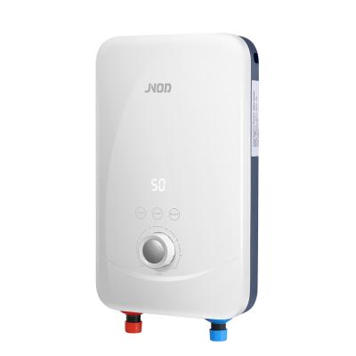 China 3500W ELCB Hotel Booster Pump Water Portable Shower Hot Water Heater Instant Electric Heater for sale