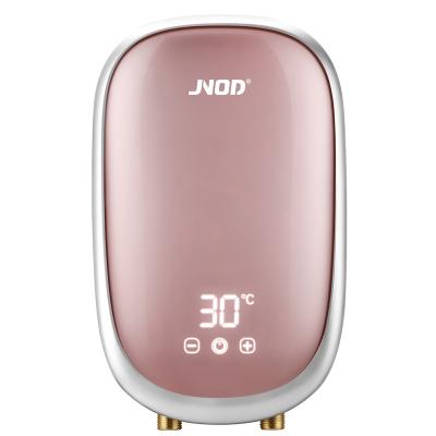 China Hotel CE Fashion EU Mini Low Power Instant Electric Water Heater With LED Touch Screen Digital Thermostat for sale